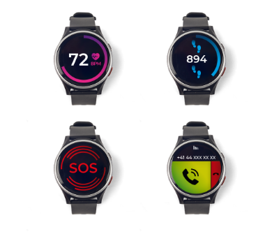 Immagine di Ora, lo smartwatch con funzione di chiamata di emergenza e GPS